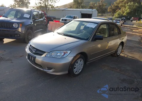 2004 Honda Civic Lx from USA, damaged, VIN JHMES16554S001727